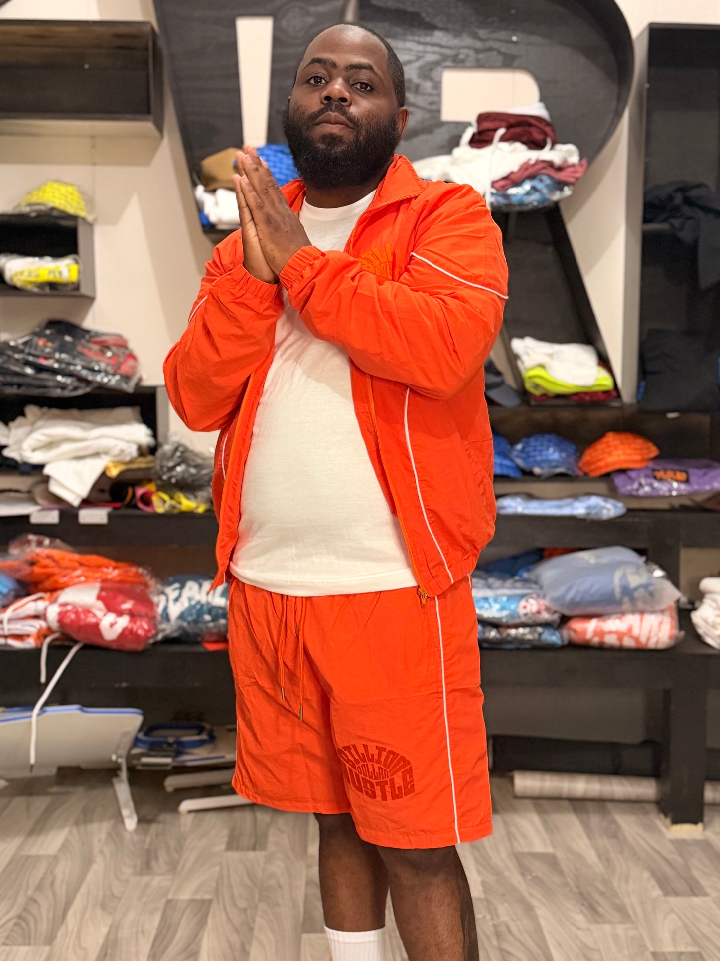 BDH RUNNER SHORTSET TANGERINE
