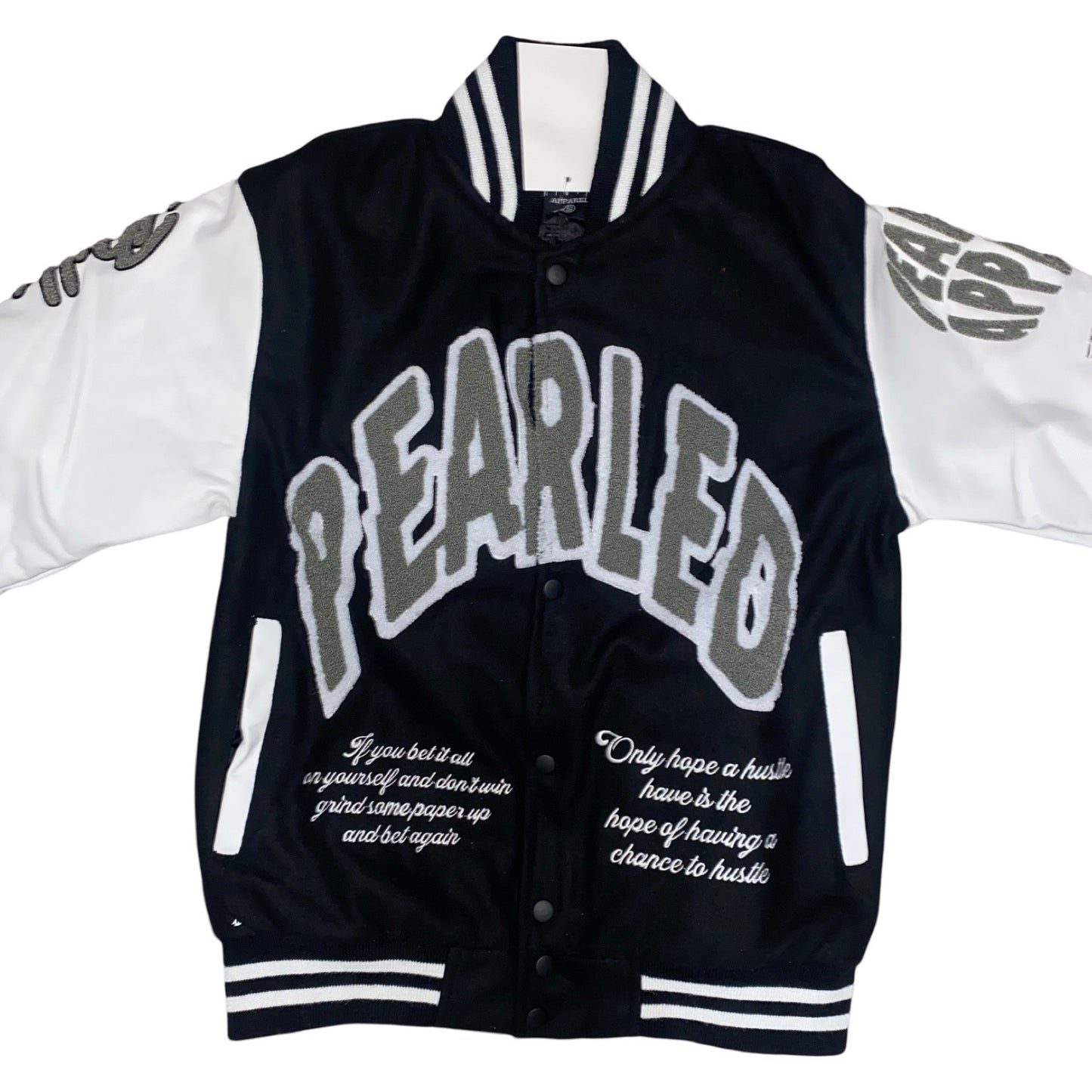 BILLION DOLLAR HUSTLE VARSITY BLACK/GREY/WHITE