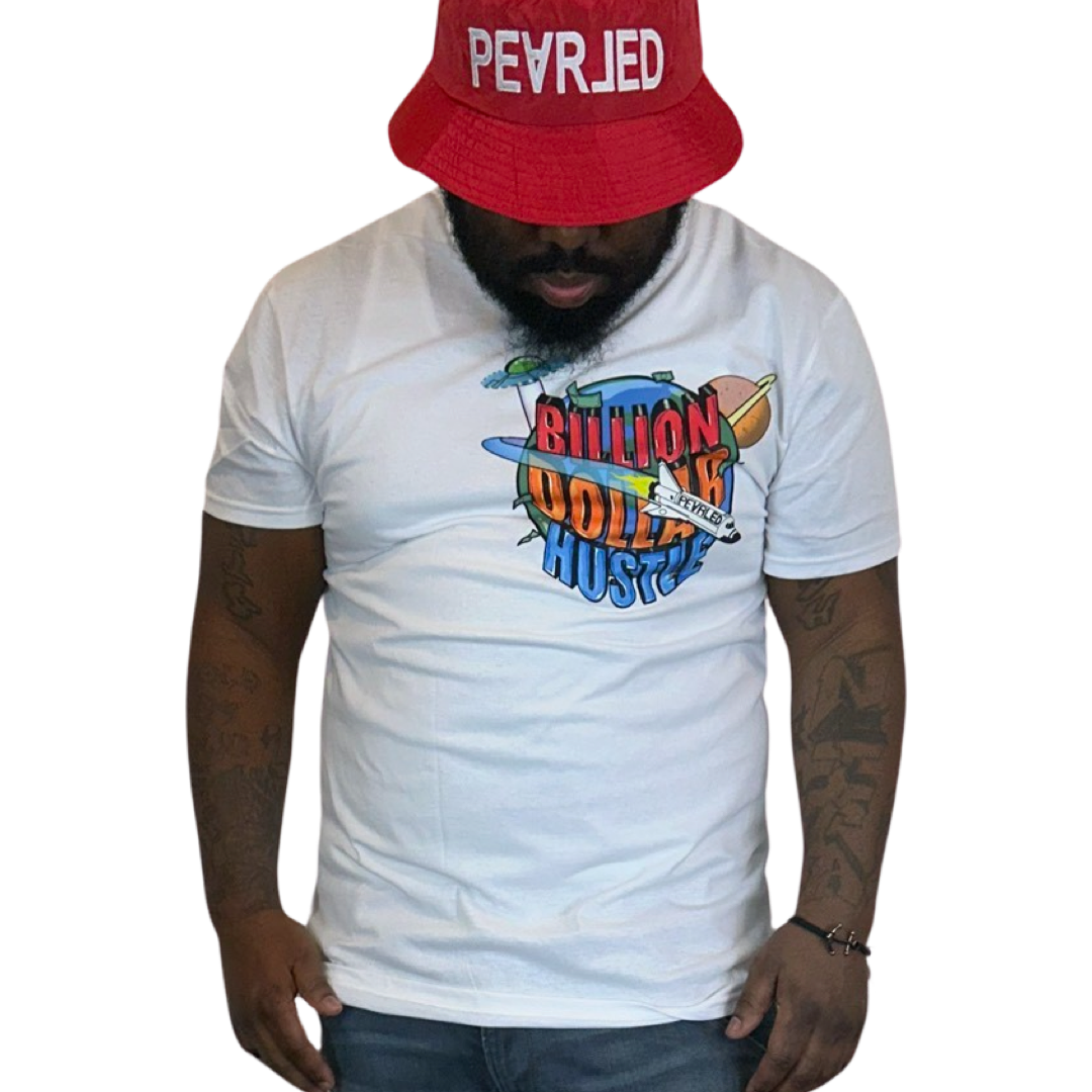 BILLION DOLLAR HUSTLE TEE WHITE