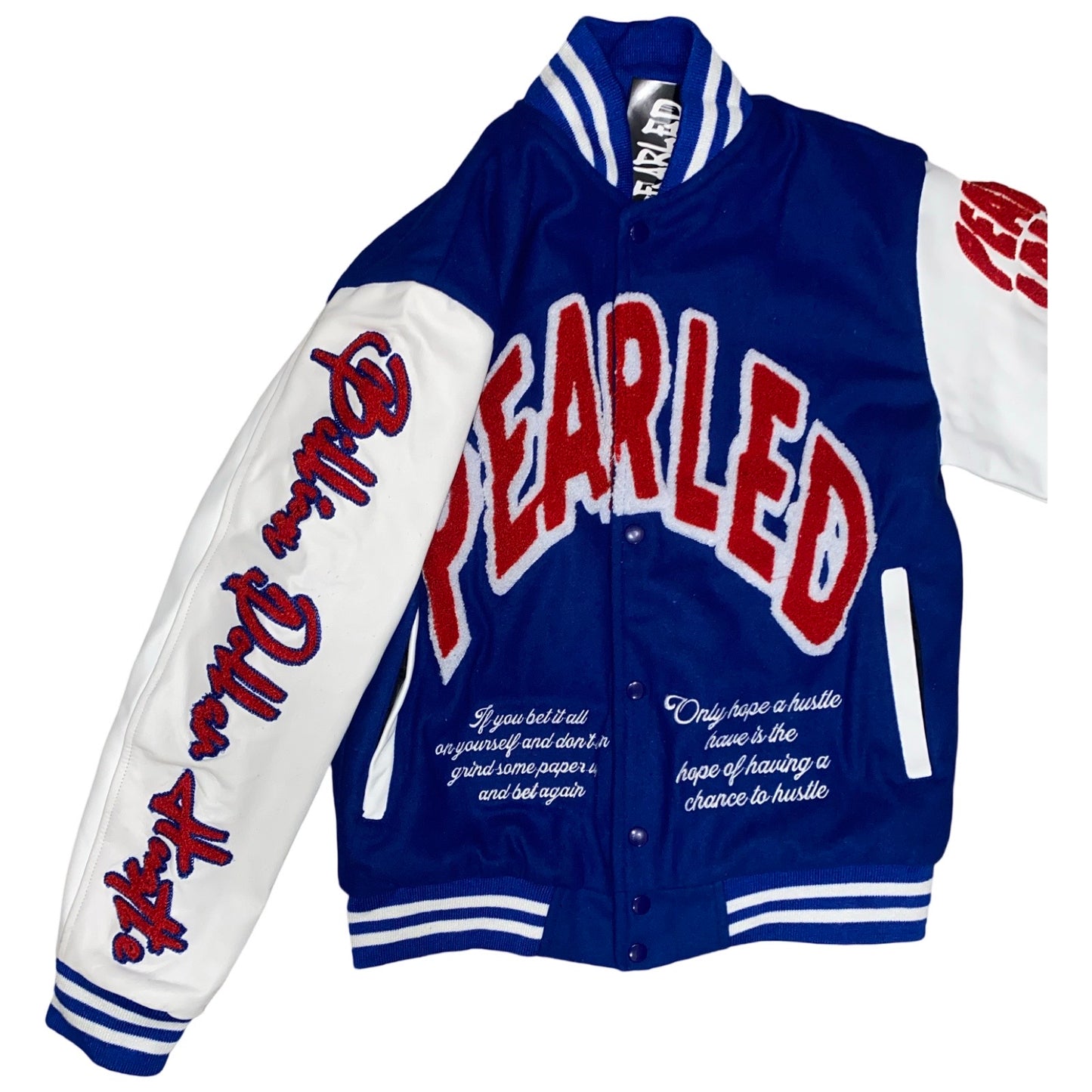 BILLION DOLLAR HUSTLE VARSITY ROYAL/RED/WHITE