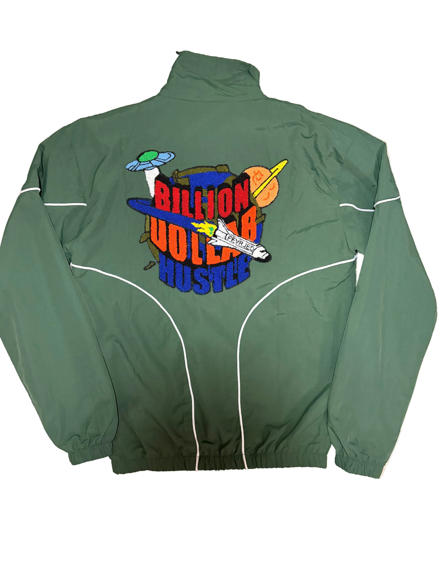 BILLION DOLLAR HUSTLE RUNNER TRACKSUIT YALI GREEN