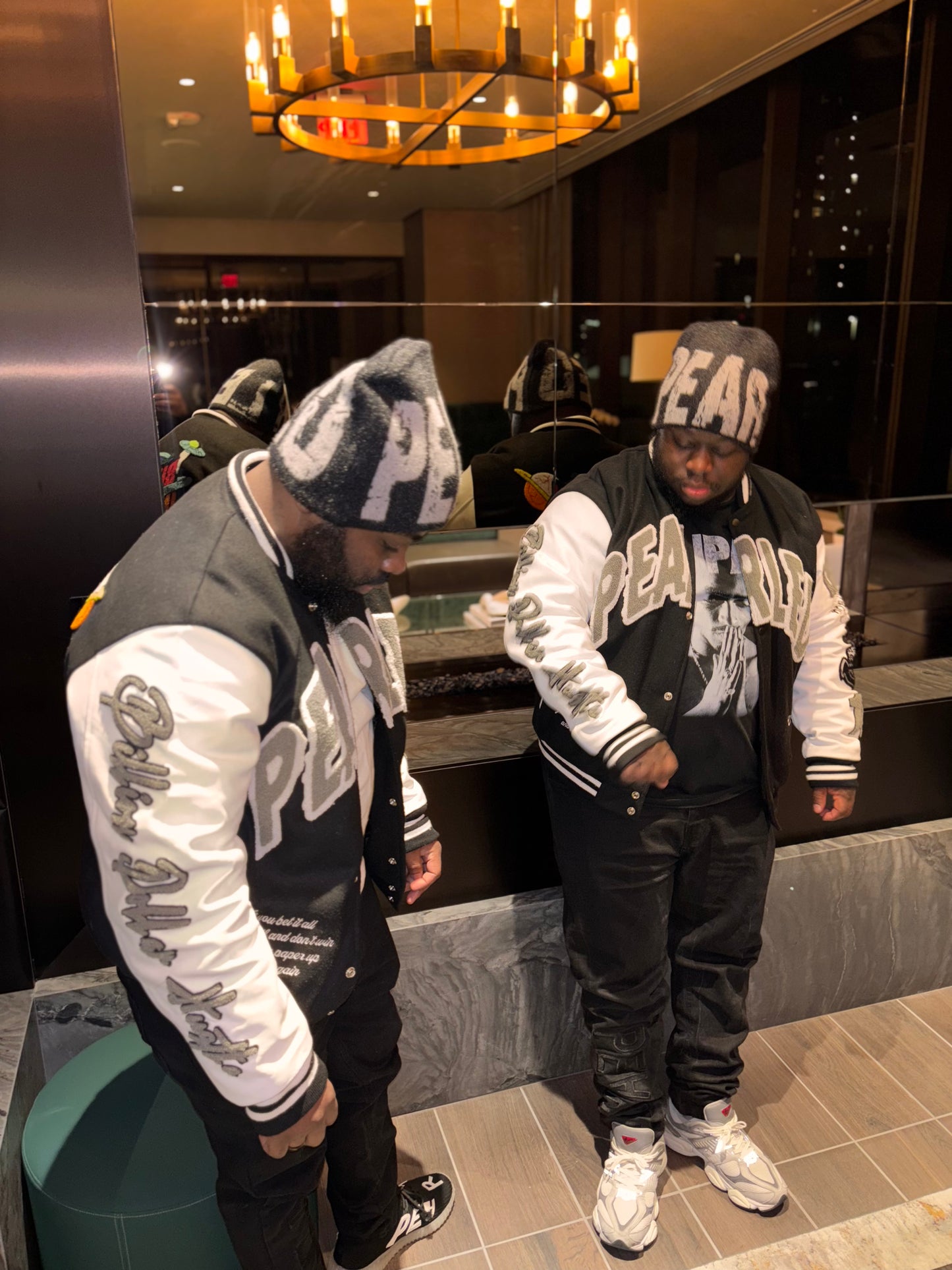 BILLION DOLLAR HUSTLE VARSITY BLACK/GREY/WHITE