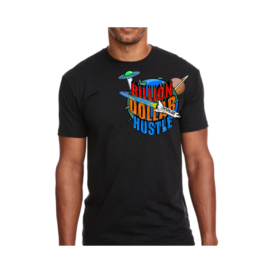 BILLION DOLLAR HUSTLE TEE BLACK