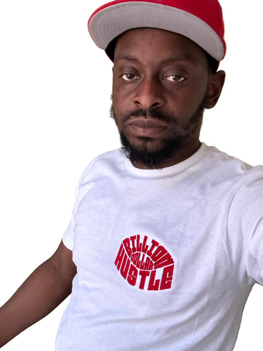 BDH STADIUM TEE WHITE/RED